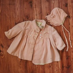 CLOSET CLOSING!! Vintage Jacket & Bonnet Set
